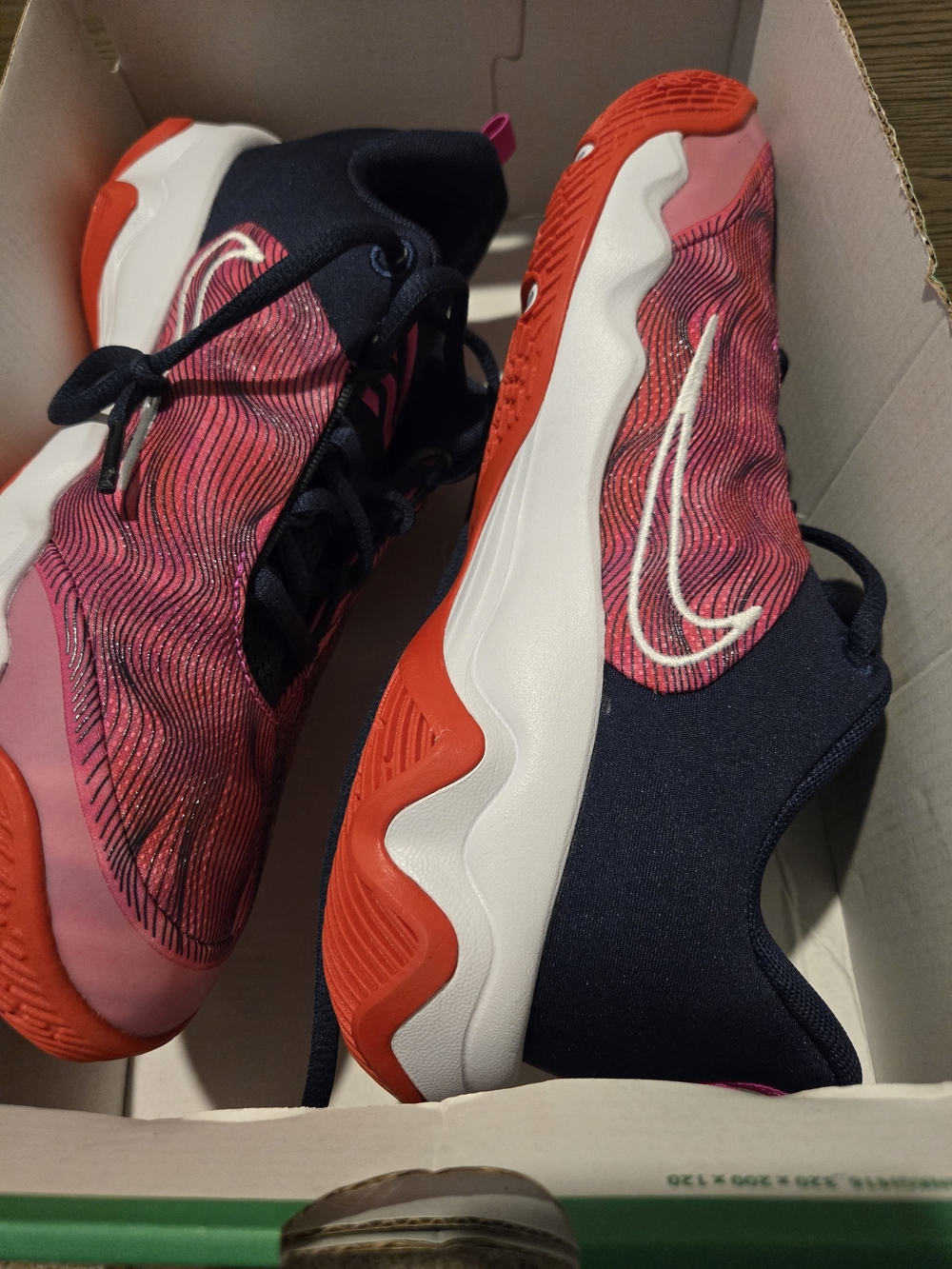 Nike Giannis Immortality 4 SE ( GS) 'Picante Red Midnight Navy' Size US 6.5Y
